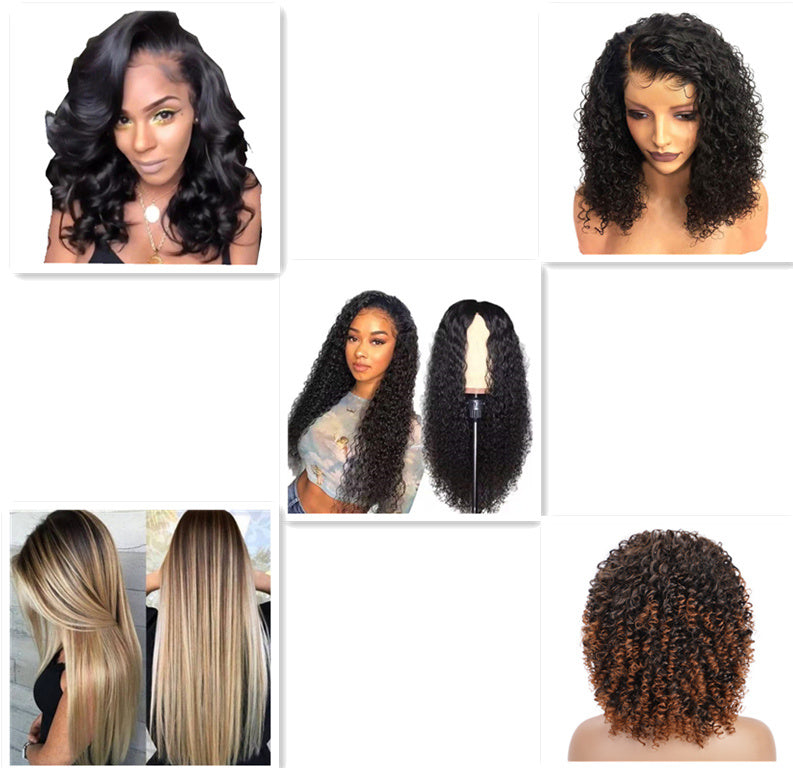 Long Curly Hair European And American Wig